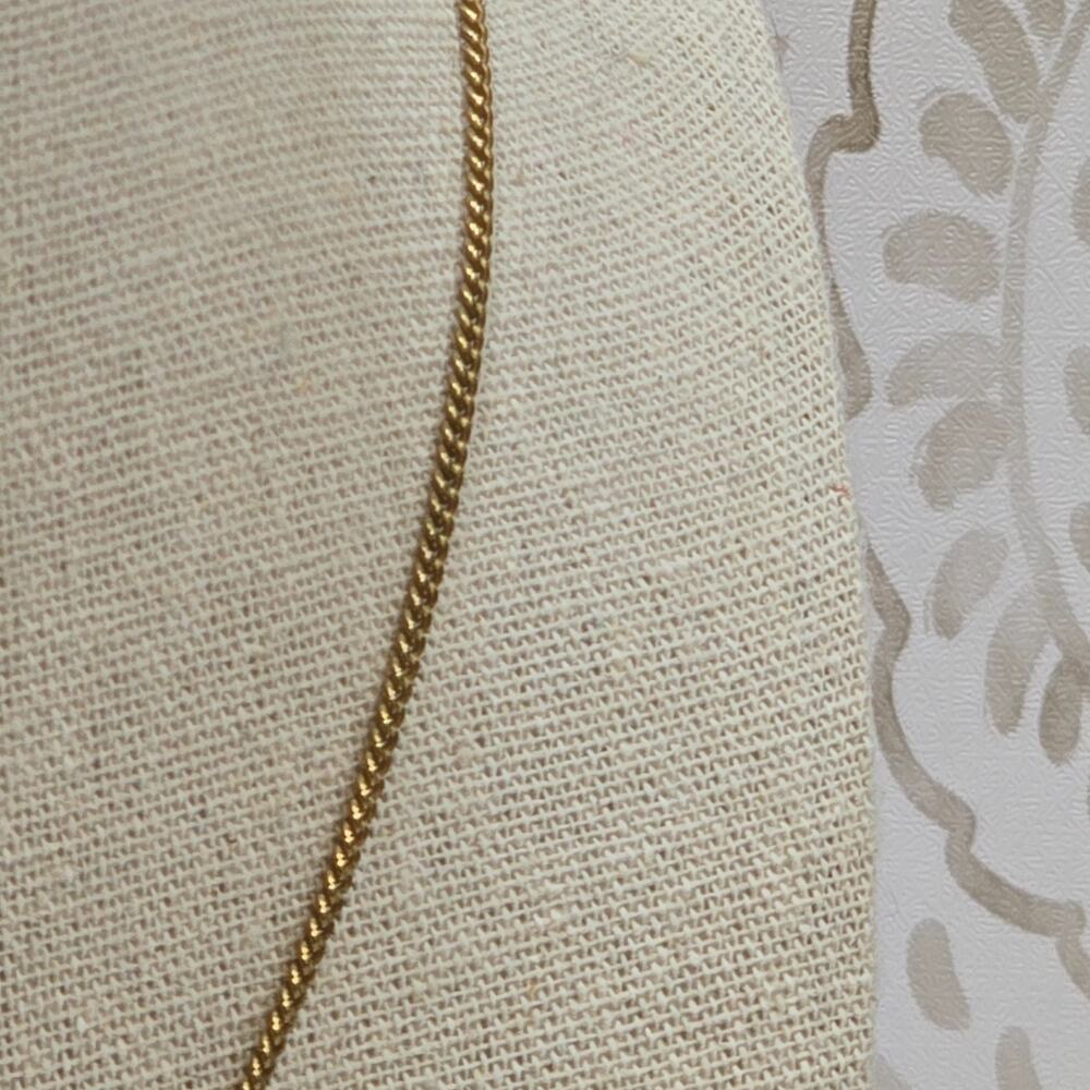 Vintage Gold Dipped Leaf Filigree Pendant With Caco 12K GF Chain Necklace - Picture 16 of 16